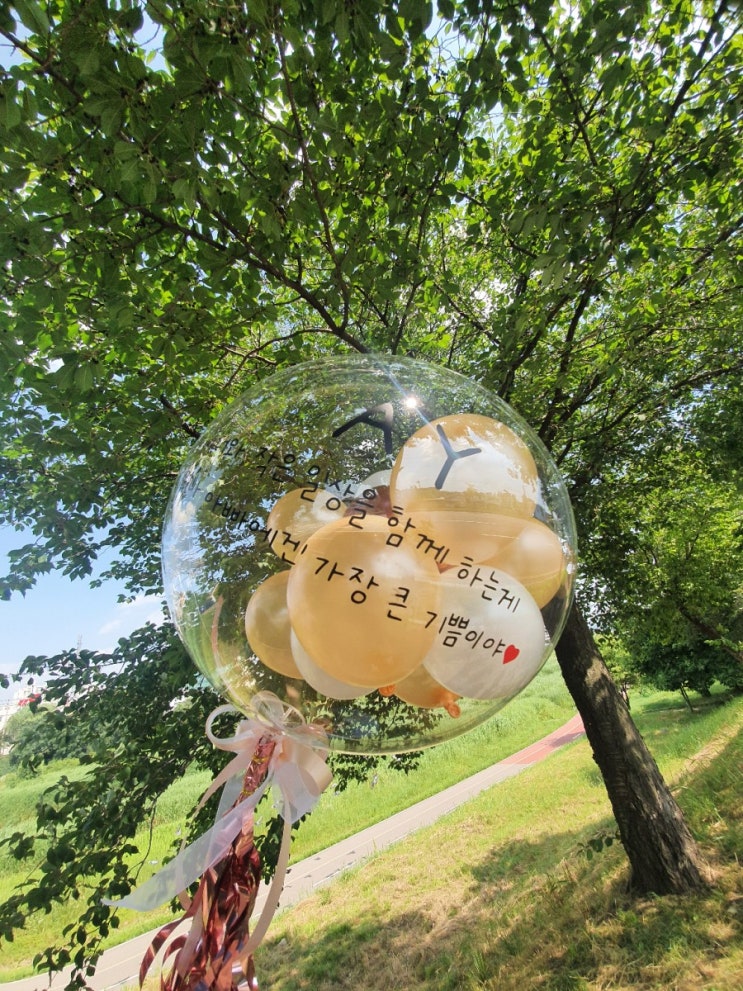  파티앤벌룬코리아에서 특별한 날 더 특별해질 수 있는 레터링풍선