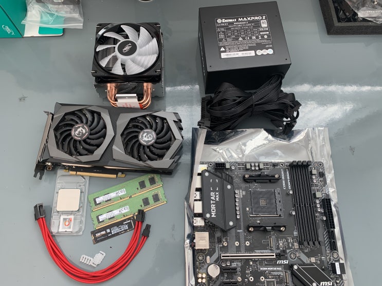  라이젠스토어 아이비테크 목포 조립PC // 라이젠 5 3600 // GTX 1650 SUPER  // 배틀그라운드 국민 조립컴퓨터 빌드