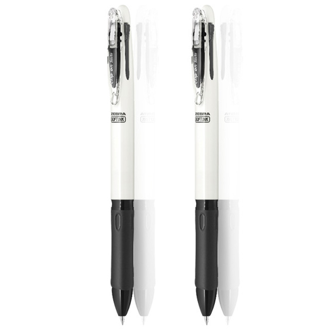 핵가성비 좋은 제브라 클립온 슬림 소프트 3C 3색펜 0.7mm, 화이트, 2개입 좋아요 핵가성비 좋은 제브라 클립온 슬림 소프트 3C 3색펜 0.7mm, 화이트, 2개입 좋아요