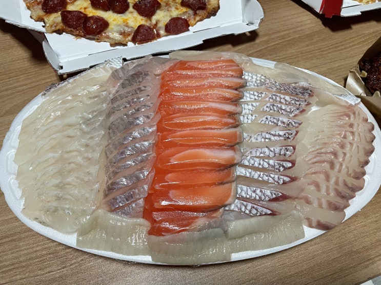  푸라닭 피자헛 한동범회세상 가족들과 배달 파티