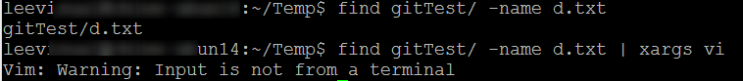  Vim: Warning: Input is not from a terminal