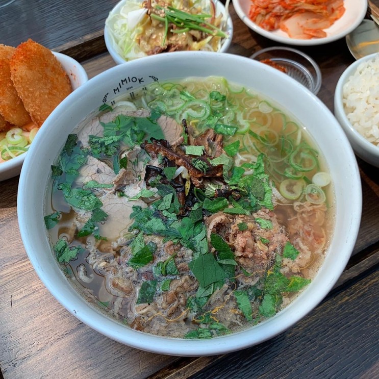 용산역맛집, 속이 편한 한국식 쌀국수가 있는 미미옥
