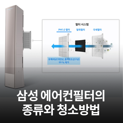  삼성 에어컨필터의 종류와 청소방법
