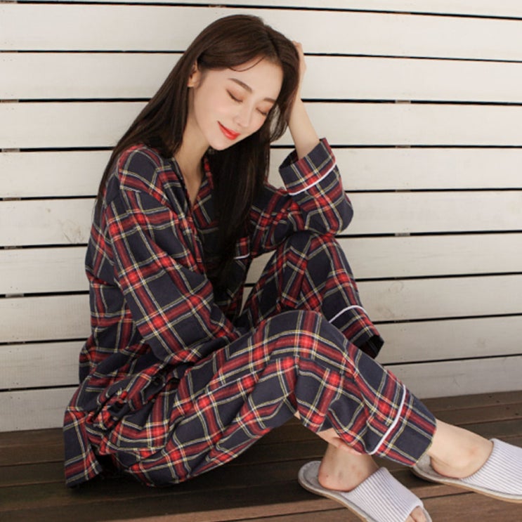 가성비갑 어나더디 커플용 네이비 체크 잠옷 세트 추천해요 가성비갑 어나더디 커플용 네이비 체크 잠옷 세트 추천해요