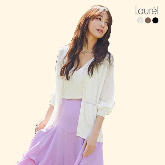 [롯데홈쇼핑] 라우렐 비스코스레이온 블렌딩 퍼프 가디건 3종 (6월 22일 방송일정)