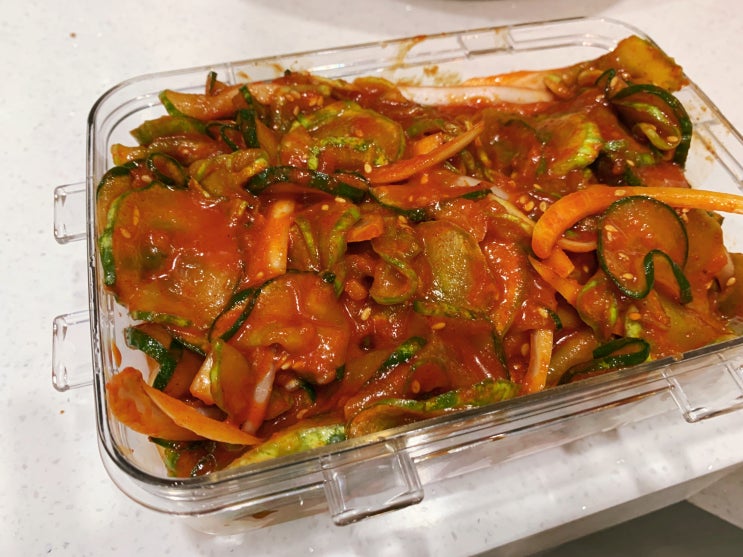  밥도둑 오이무침 레시피 요린이도 따라해 보세요