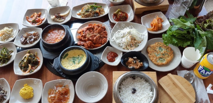  영종도맛집 고목정쌈밥정식,맛있어요
