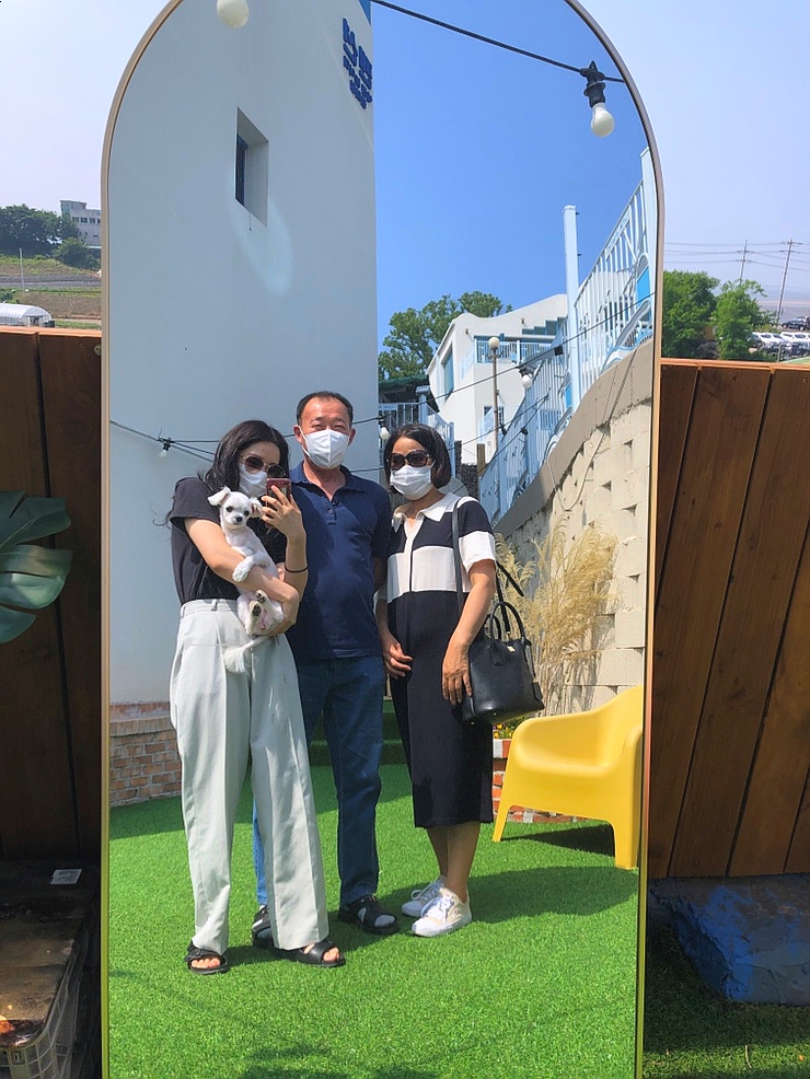  선재도 올라펜션에서 귀요미들과 1박 2일 (반려견 동반 수영장 펜션)