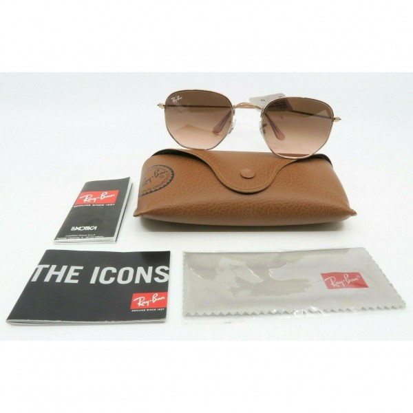 선호도 좋은 457714 / Ray-Ban New Rose Gold Hexagonal Sunglasses RB 3548N 9069/A5 48mm with case 추천해요 선호도 좋은 457714 / Ray-Ban New Rose Gold Hexagonal Sunglasses RB 3548N 9069/A5 48mm with case 추천해요