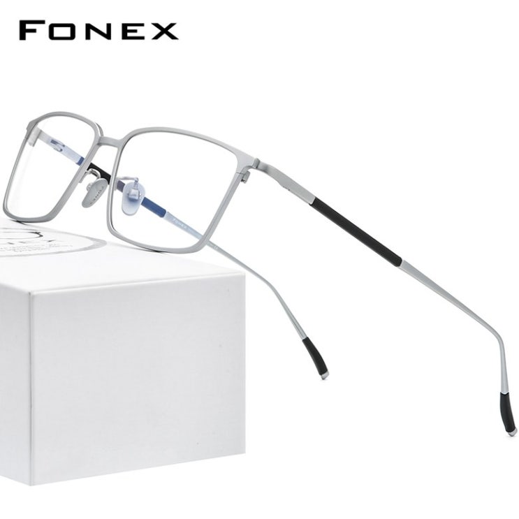 많이 팔린 FONEX 남자 초경량 티타늄 미끄럼방지 세련된 안경테 깔끔한 핫한 패션 디자인 성인 추천합니다 많이 팔린 FONEX 남자 초경량 티타늄 미끄럼방지 세련된 안경테 깔끔한 핫한 패션 디자인 성인 추천합니다