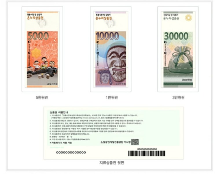 [온누리상품권] 10%할인 한도 및 판매처 알아보기