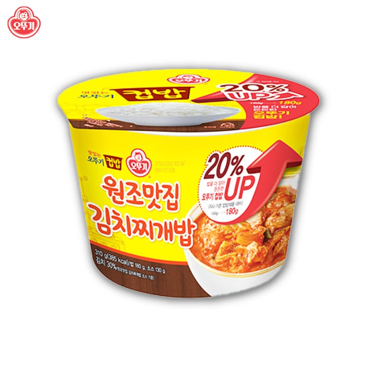 인기 많은 예이니식품 오뚜기 컵밥 원조맛집 김치찌개밥 (증량 신제품) 1개(310gx1개) 캠핑여행식품해장즉석간편 ···