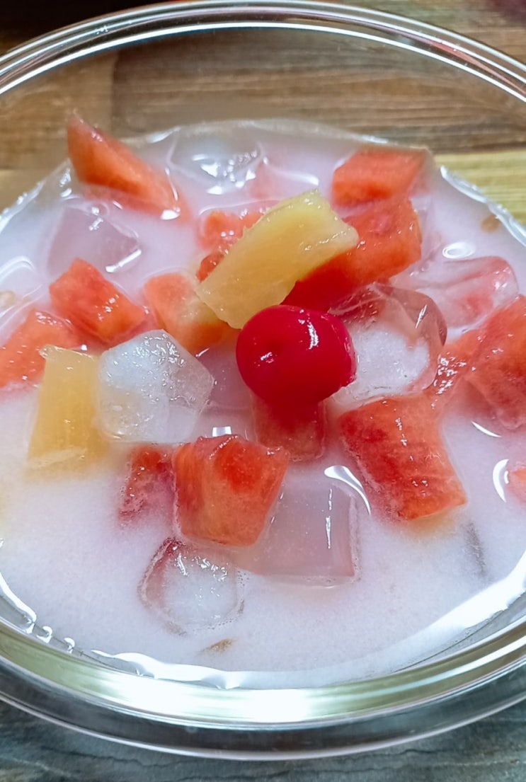  맛있는 수박화채