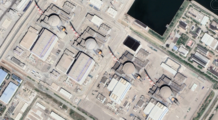 중국 최대 친산원전과 연료봉 손상 광둥성 타이산원전