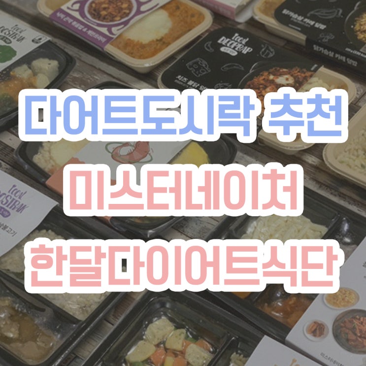  [다어트도시락추천] 미스터네이처, 한달다이어트식단