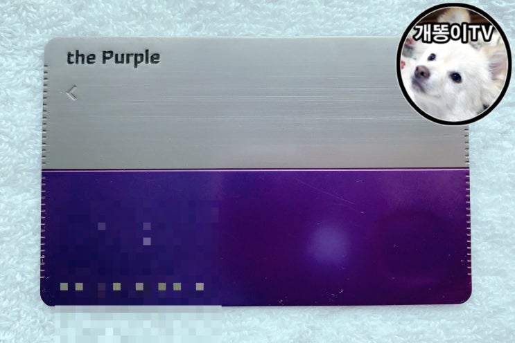  더 퍼플카드 the purple 리퀴드 메탈 | 현대카드