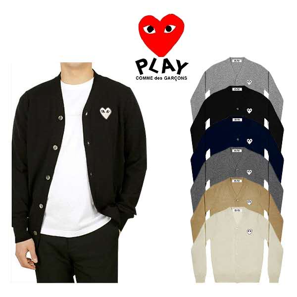  최근 많이 팔린 [일본직구] Comme des Garcons 2021 꼼데가르송 남성 화이트 와펜 가디건 AZN062051 좋아요