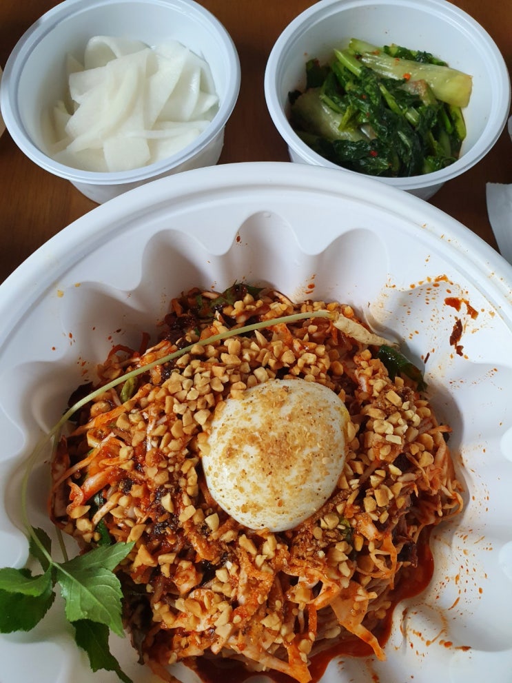  [천안] 성거읍 점심 맛집 새로 이사한 성거산 시골 막국수 포장/메뉴판/가격/영업시간/주차/맛/솔직후기 (비빔막국수,비빔막국수 곱빼기)