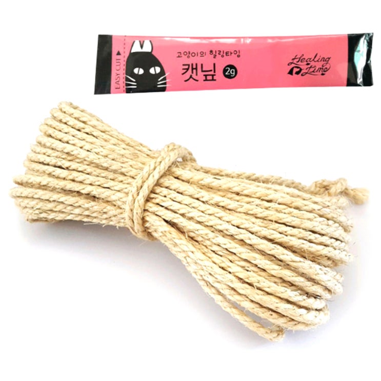 잘나가는 힐링타임 고양이 샤이잘 로프 20 m NH-243 + 그루루 캣닢가루, 혼합 색상, 1세트 추천해요 잘나가는 힐링타임 고양이 샤이잘 로프 20 m NH-243 + 그루루 캣닢가루, 혼합 색상, 1세트 추천해요