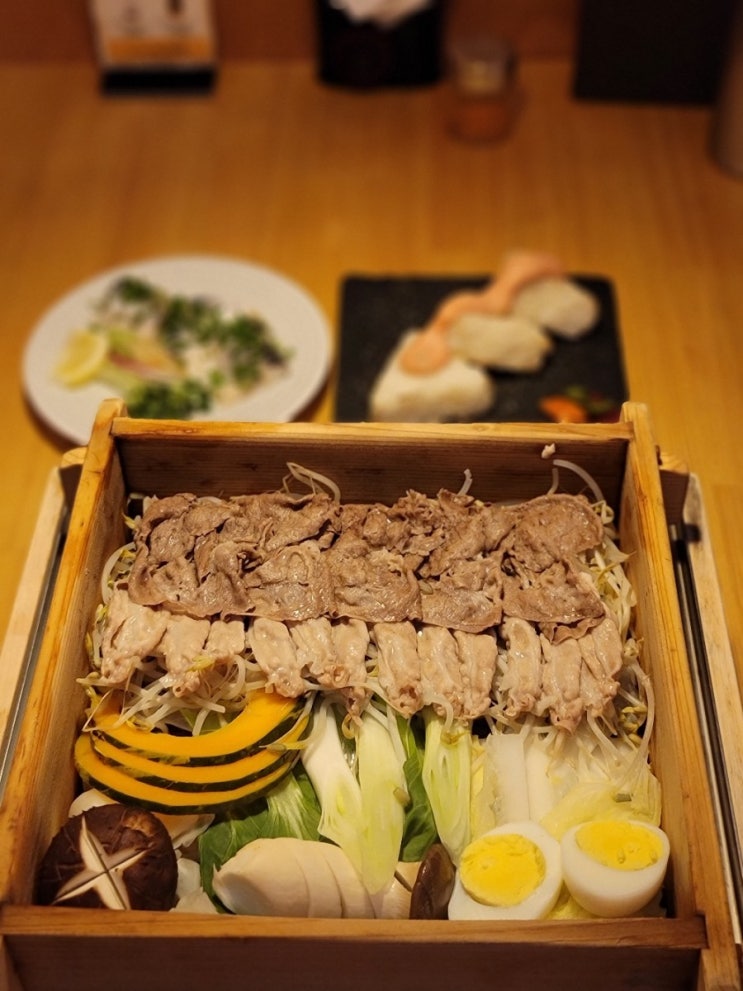  송리단길맛집::특별한 날 프라이빗하게 즐길 수 있는 오쓰세이로무시/제휴주차장위치