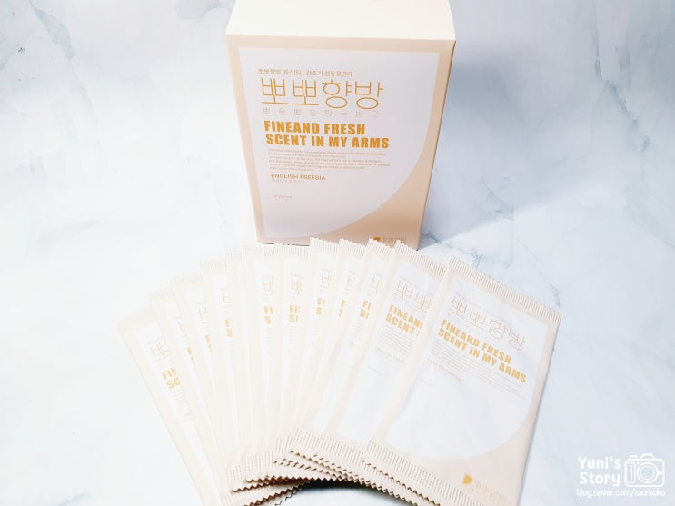  건조기 섬유유연제 - 향기가 오래남는 뽀뽀향방 드라이시트
