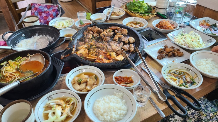 제주 대정맛집 장군오리 제주산생오리구이 양이 엄청 푸짐