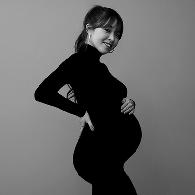 [셀프 만삭 촬영] 임신 중 사진들