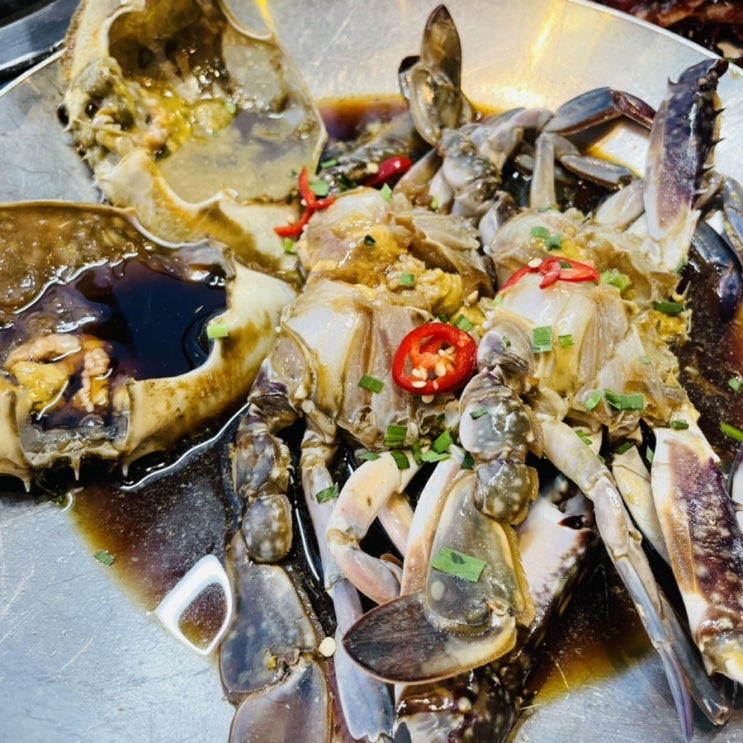 수지구맛집 꽃담 간장게장,양념게장 밥도둑 인정