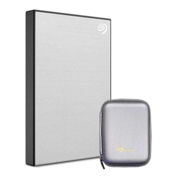 구매평 좋은 씨게이트 외장하드 Backup plus Slim + Rescue + 파우치, 2TB, Silver 추천해요