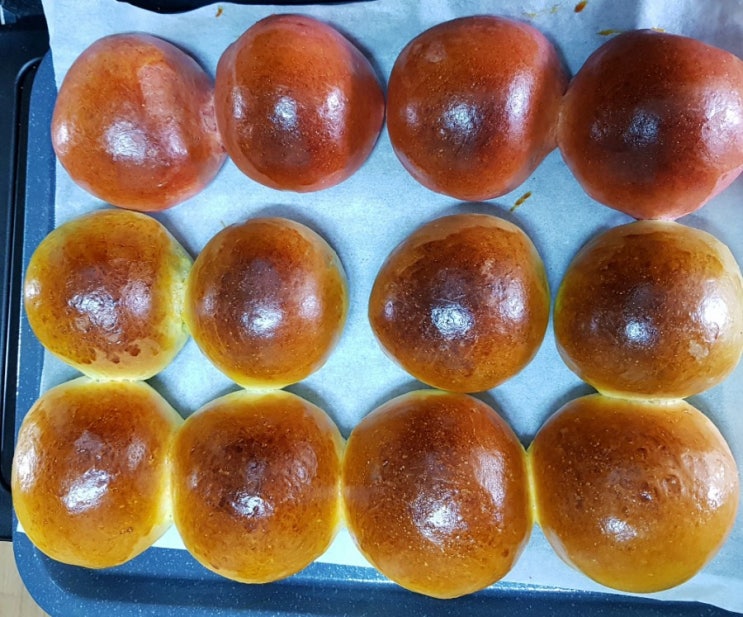  삼색 모닝빵 만들기