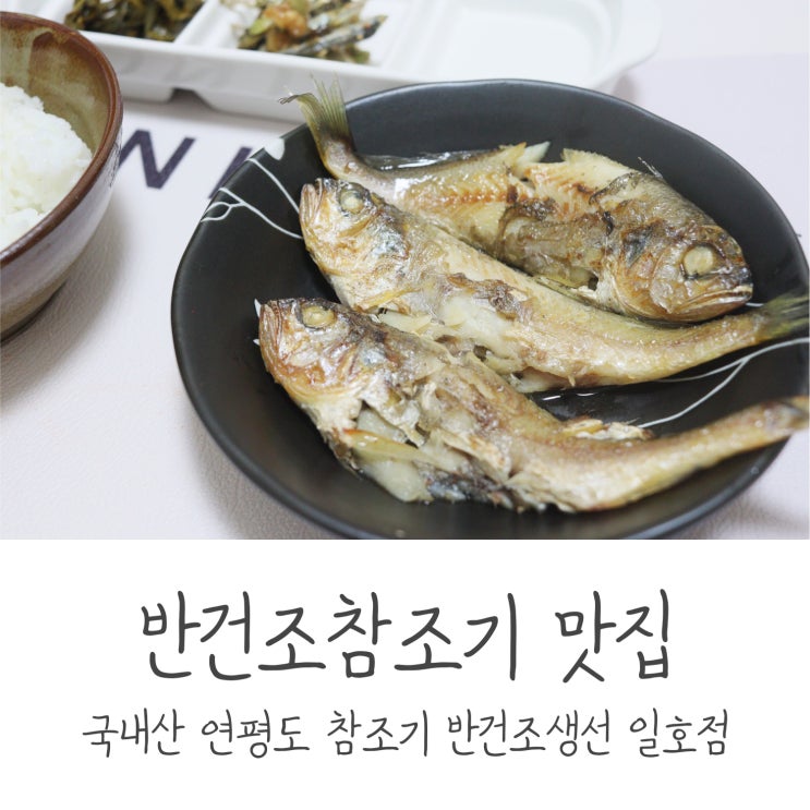  반건조참조기 맛집 / 국내산 연평도 참조기 반건조생선 일호점