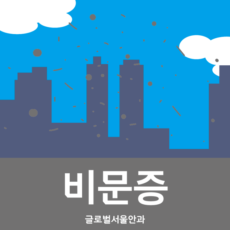  날파리가 자꾸 보이면 비문증 의심
