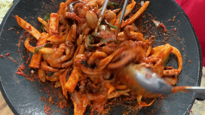 평택법원 근처 맛집 쭈꾸보꾸 쭈꾸미 철판 정식 매운맛