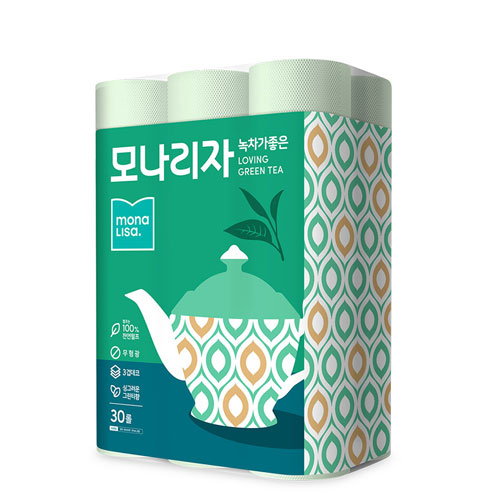 인기 많은 모나리자 녹차가좋은 펄프 3겹 화장지 30m, 1팩, 30롤 추천해요 인기 많은 모나리자 녹차가좋은 펄프 3겹 화장지 30m, 1팩, 30롤 추천해요