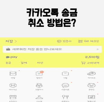  카톡 송금 취소 방법! (+안받으면?)