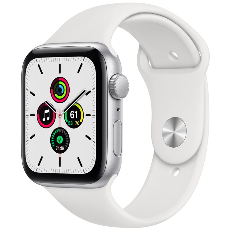 인지도 있는 Apple 애플워치 SE, GPS, 실버 알루미늄 케이스, 화이트 스포츠 밴드 추천해요 인지도 있는 Apple 애플워치 SE, GPS, 실버 알루미늄 케이스, 화이트 스포츠 밴드 추천해요