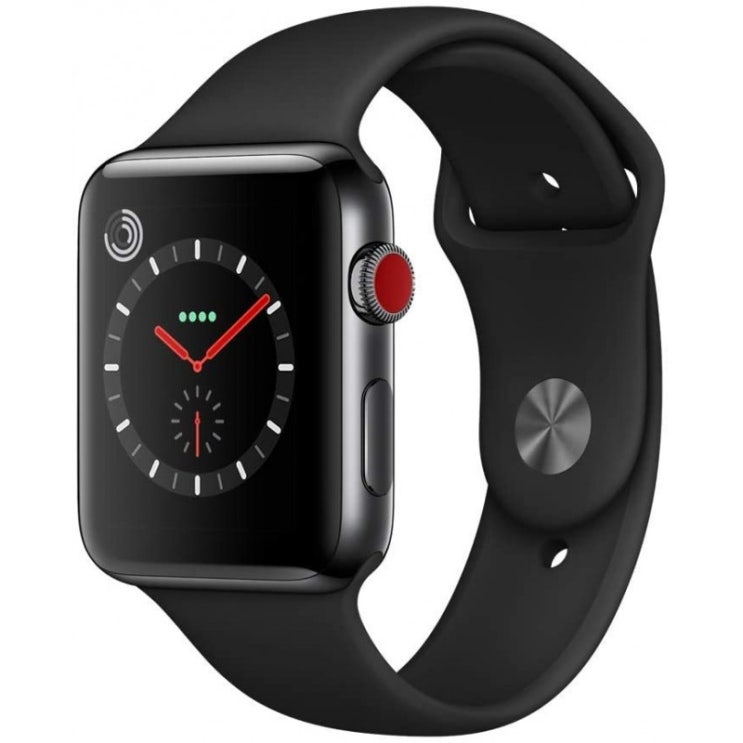잘나가는 Apple Watch Series 3 (GPS + Cellular 모델) - 42mm 공간 블랙 스테인레스 스틸 케이스와 블랙 스포츠 추천합니다 잘나가는 Apple Watch Series 3 (GPS + Cellular 모델) - 42mm 공간 블랙 스테인레스 스틸 케이스와 블랙 스포츠 추천합니다