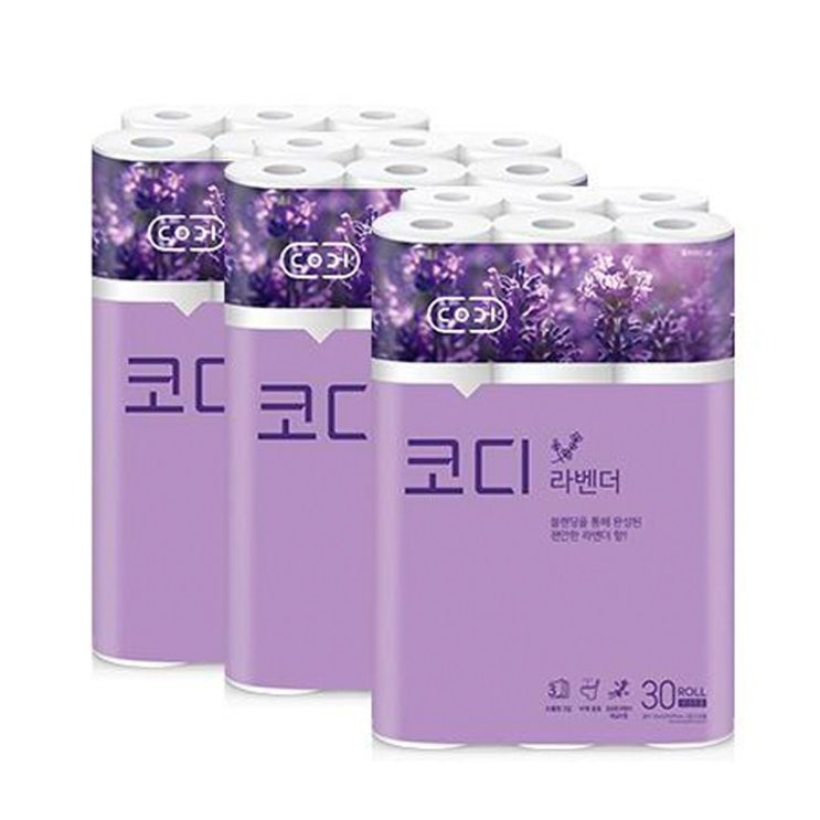 선호도 좋은 착한화장지 코디휴지 코디라벤더 착한휴지 코디화장지, 1box, 90롤 좋아요 선호도 좋은 착한화장지 코디휴지 코디라벤더 착한휴지 코디화장지, 1box, 90롤 좋아요