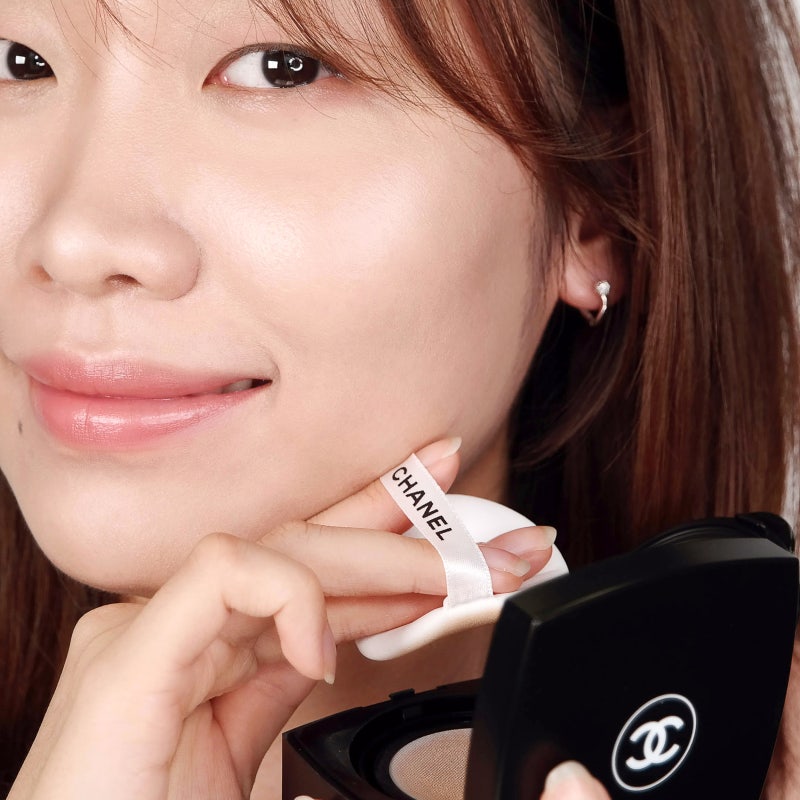 샤넬 울트라 르 뗑 쿠션(B20호수) 모공+잡티 수부지 솔직후기!