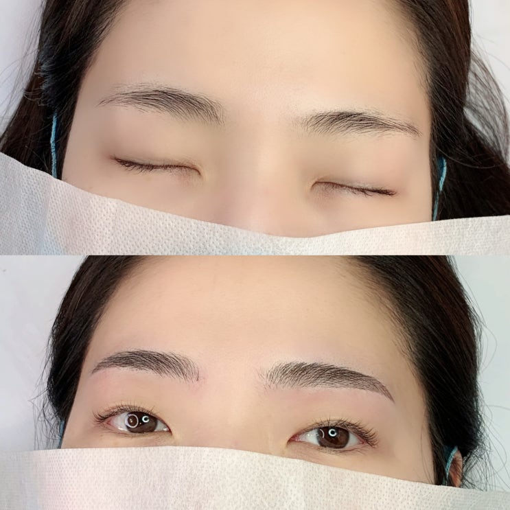  강남 논현역 티안나게 자연눈썹문신 잘하는 곳