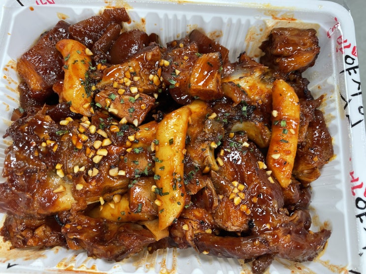  족발야식장에서 족발과 직화불족 환상의 콤비