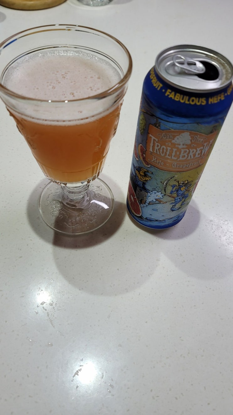  술리뷰 - trollbrew hefe grapefruit