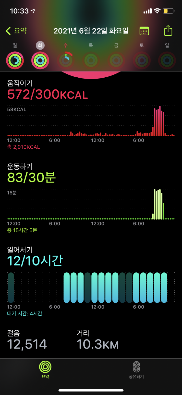  6월 21일&22일 일기 - 건강한 결심