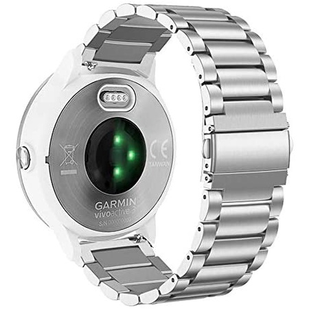 가성비 뛰어난 가민 베뉴 메탈 시계줄 밴드 스트랩 T265 Abanen for Vivoactive 33 Music Watch Band 20mm Classic Stai, Silver 가성비 뛰어난 가민 베뉴 메탈 시계줄 밴드 스트랩 T265 Abanen for Vivoactive 33 Music Watch Band 20mm Classic Stai, Silver