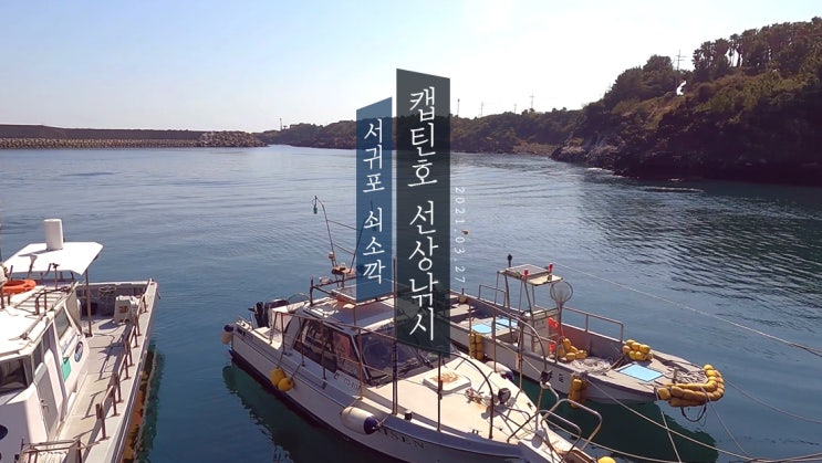  제주 봄여행ㅣ서귀포 쇠소깍 캡틴호 선상낚시