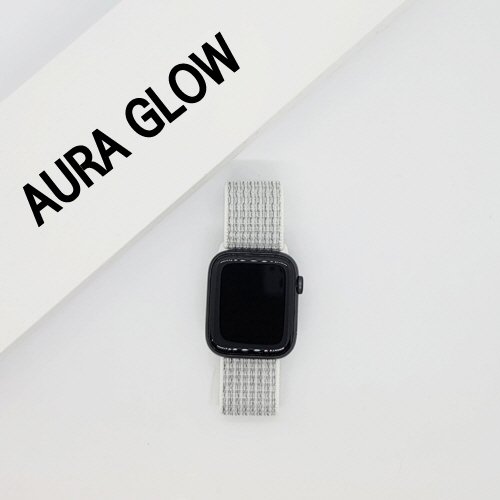 잘팔리는 AURAGLOW 애플워치 SE 6 5 4 3 2 1 스포츠 루프 스트랩 밴드 나일론 루프 38 40 42 44, 42/44mm, 서밋화이트(스포츠루프_5) 좋아요