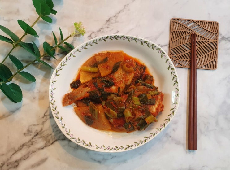 생선찌개 만드는 법 무깔고 시원하게 끓이기