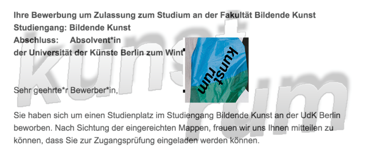  2021 2022 베를린 우데카 순수미술전공 마패합격 Berlin UDK
