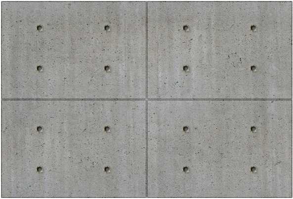 [건축] 콘크리트 벽 구멍들의 정체?