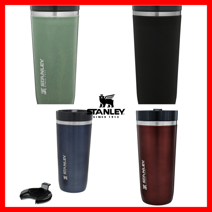  잘나가는 Stanley 스탠리 보온보냉 보온병 워터저그 텀블러 BPA 프리 700ml, 블랙 ···